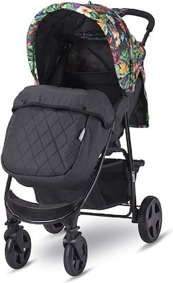 Lorelli Olivia Basic Baby Stroller Suitable from 6+ Months Tropical Flowers 6.6kg