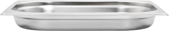 vidaXL Stainless Steel Gastronorm GN1/2 H40mm 8τμχ