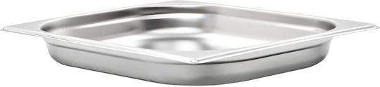 vidaXL Stainless Steel Gastronorm GN1/2 H40mm 8τμχ