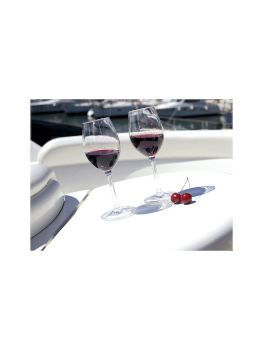 Marine Business Set Gläser für Rotwein aus Plastik Mit Stiel 325ml 6Stück