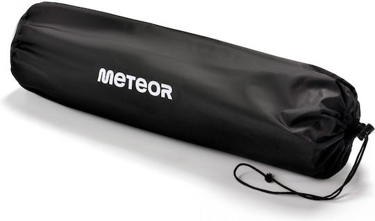 Meteor Αυτοφούσκωτο Μονό Υπόστρωμα Camping 195x60cm Πάχους 2.5cm Μαύρο
