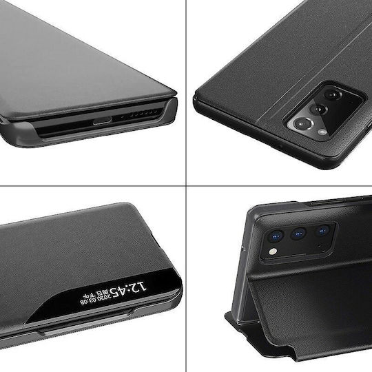 Ancus Smart Flip Buchen Sie Synthetisches Leder Schwarz (Redmi 10A)