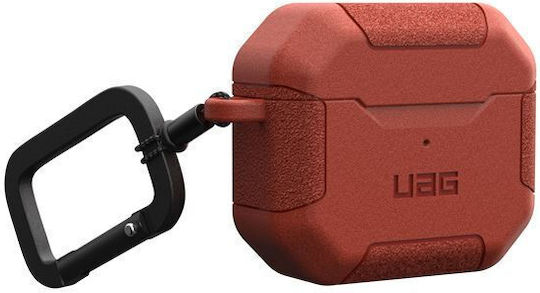 UAG Scout Silicone Case with Keychain Rust for Apple AirPods 3