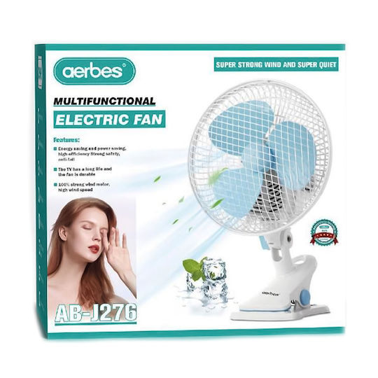 Aerbes AB-J276 Ανεμιστηράκι 25W Λευκό