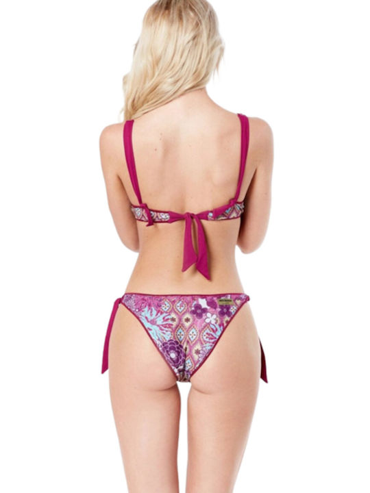 MISS BIKINI AZCO TRIANGOLO AMERICANA COPPA DIFFERENZ LUREX V2046DS pentru femei