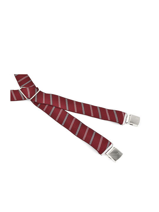 Men's suspenders 63036.660G Victoria Bordeaux