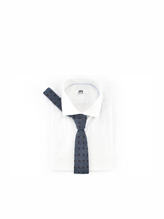 Tie Monte Napoleone MNs079 Monte Napoleone Blue Raff