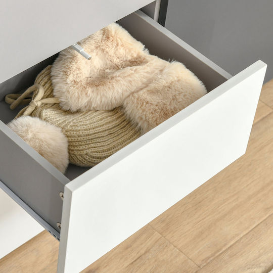 HomCom Büroaufbewahrungsschublade und -schrank Holz 80x38x80cm
