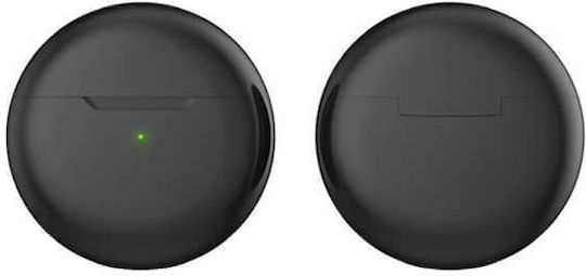 Moye Aurras 2 In-ear Bluetooth Handsfree Ακουστικά με Θήκη Φόρτισης Μαύρα
