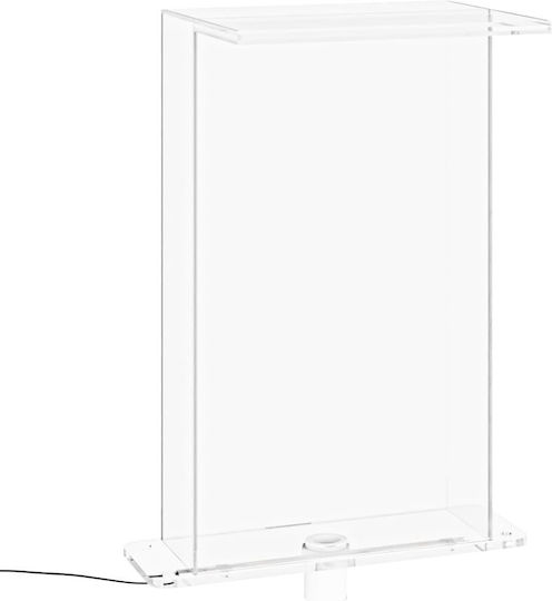 vidaXL Καταρράκτης Πισίνας με LED Φωτισμό 30x25x51εκ. Λευκός