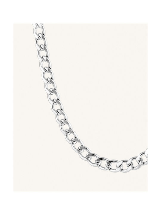 Necklace Chain Necklace Silver Basic 1.6cm Silver