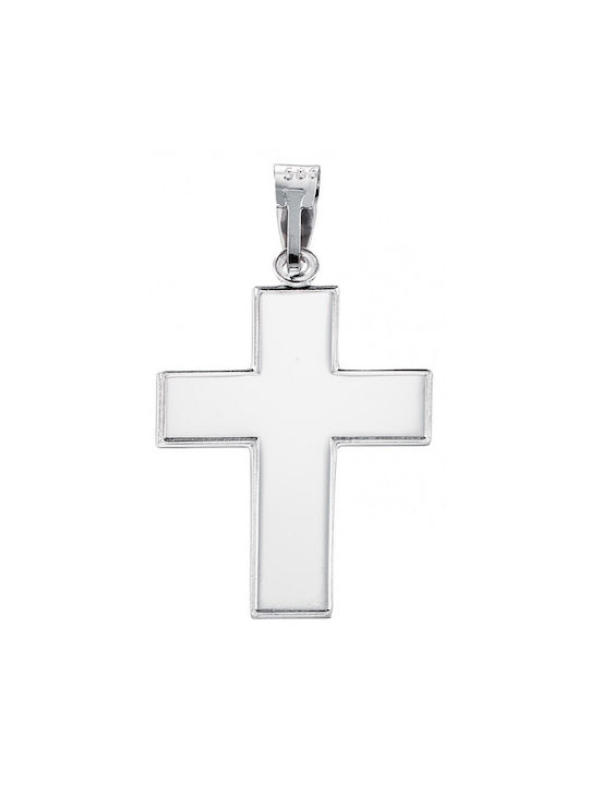 White Gold Cross ST511 14 Carat