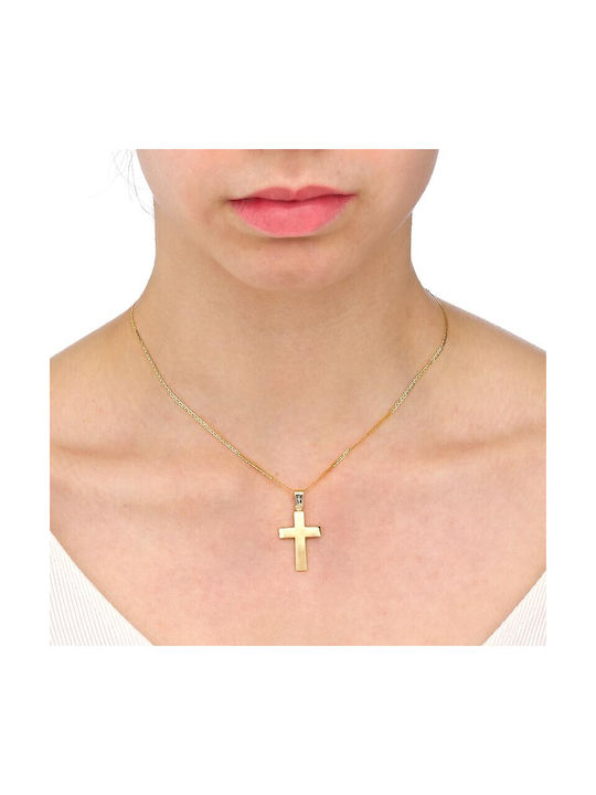 Gold cross ST25403G 18 Carat gold cross