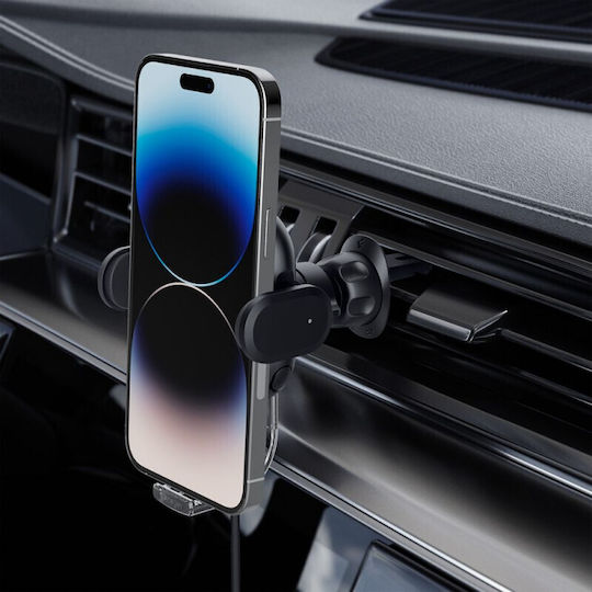 Spigen UTS12W Onetap Car Mobile Mount with Adjustable Hooks and Wireless Charging Black