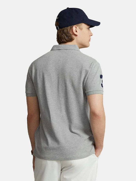 Ralph Lauren Ανδρικό T-shirt Κοντομάνικο Polo Γκρι