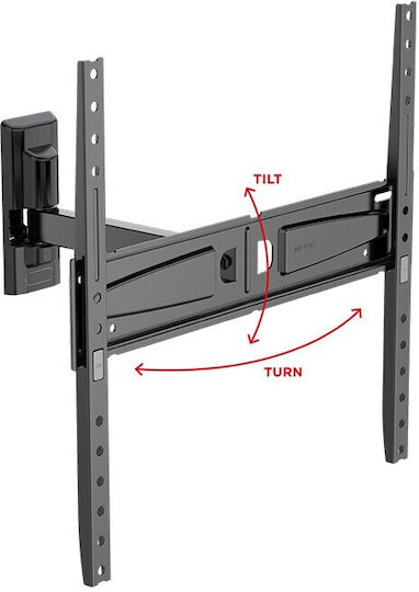 Meliconi Flatstyle FR400 070-0613 Wall TV Mount with Arm up to 65" and 35kg