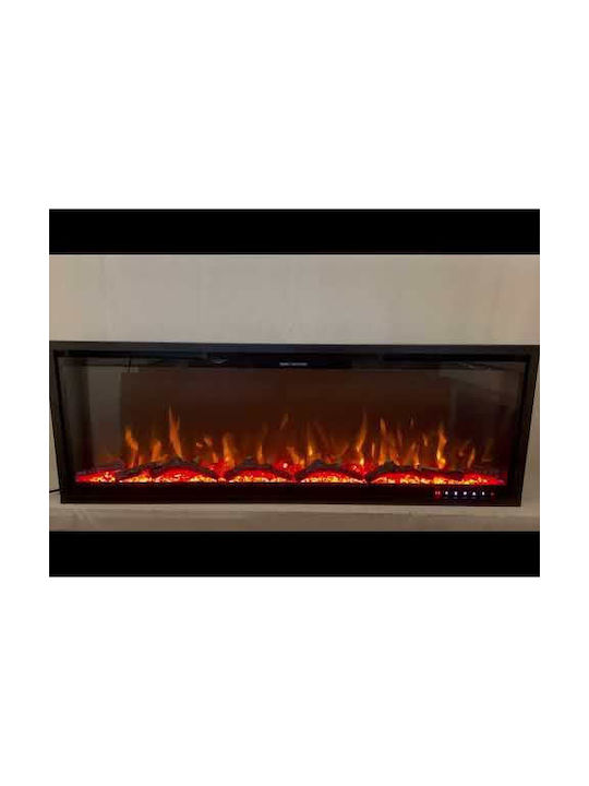 Hitense Wall Mounted Electric Fireplace 1600W 101.7x45cm Black