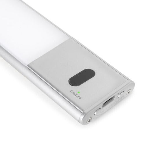 Emuca Rechargeable LED Light Linear for Cabinets with Battery Powered and Motion Sensor Kaus 1pcs