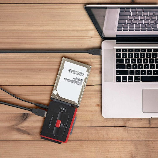 Qoltec 50645 USB 3.0 to IDE SATA III Μαύρο