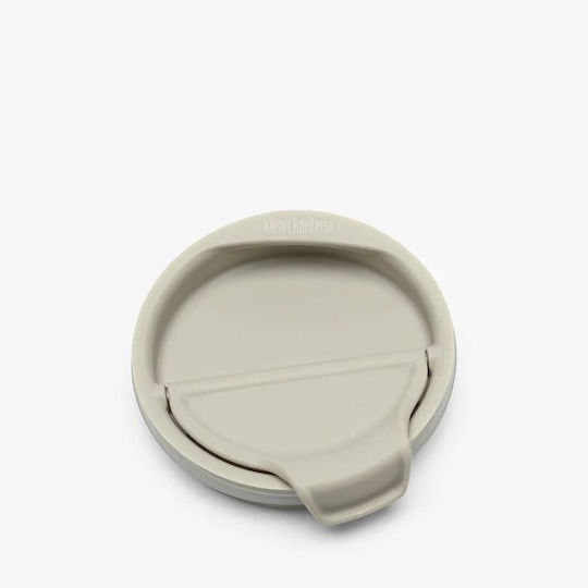 Klean Kanteen Rise Tumbler Ποτήρι Καφέ/Freddo / Κοκτέιλ/Ποτού / Νερού από Ανοξείδωτο Ατσάλι σε Μπεζ Χρώμα με Καλαμάκι 473ml