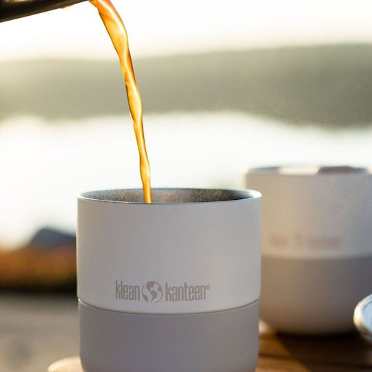 Klean Kanteen Rise Lowball Ποτήρι Θερμός Ανοξείδωτο BPA Free 295ml Tofu με Επιστόμιο