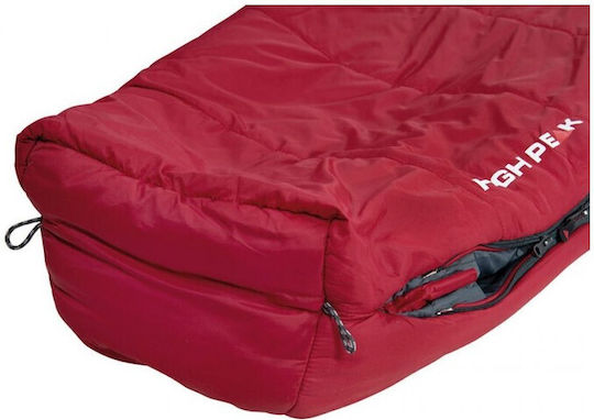 High Peak Sleeping Bag Μονό 2 Εποχών Hyperion 1M Red