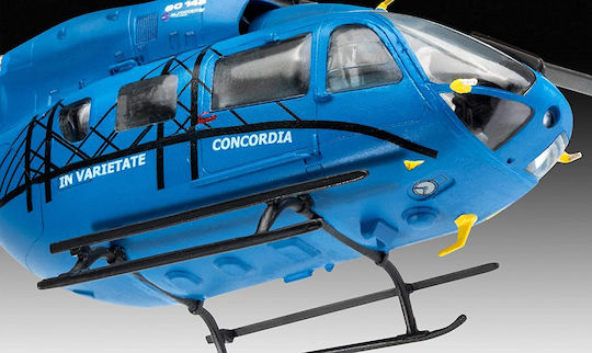 Revell Eurocopter EC 145 Figurină de Modelism Elicopter la Scară 1:72 cu Lipici și Culori