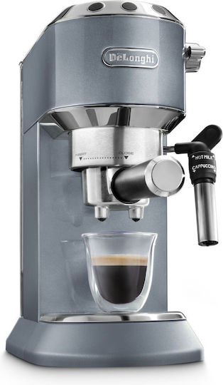 De'Longhi Dedica Αυτόματη Μηχανή Espresso 1300W Πίεσης 15bar Γαλάζια
