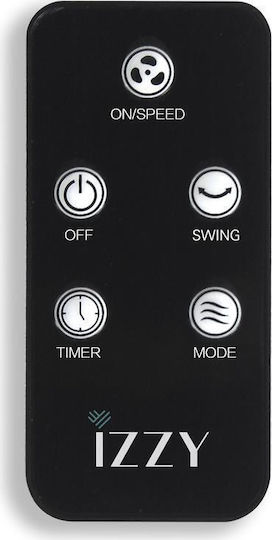 Izzy IZ-9035 Tower Fan 70W With Remote Control Black