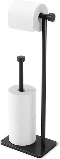 Umbra Cappa Metallic Paper Holder Floor Black