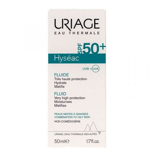 Uriage Hyseac Loțiune de Protecție Solară Rezistentă la Apă pentru Corp SPF50+ 50ml