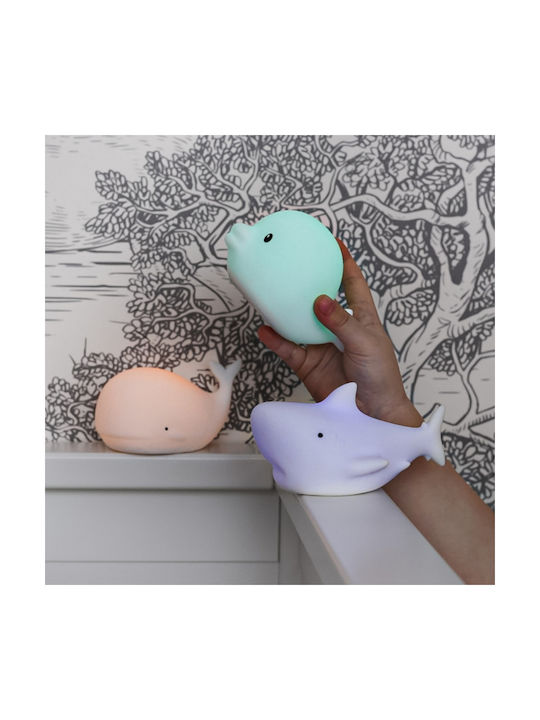 Rabbit & Friends Kinder Dekorative Lampe Weiß 3εκ.