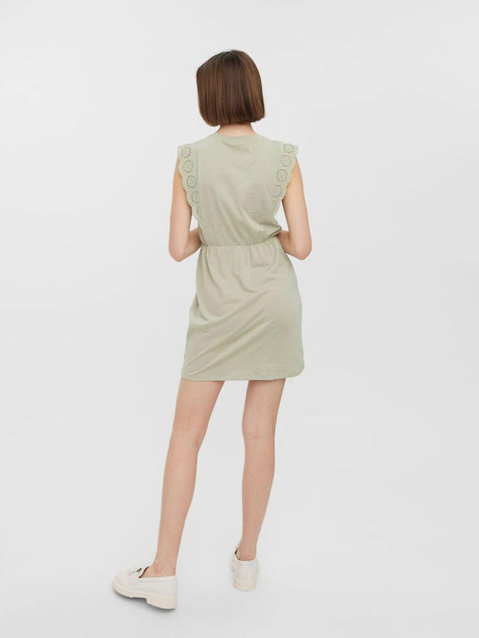 Vero Moda Summer Mini Dress Desert Sage