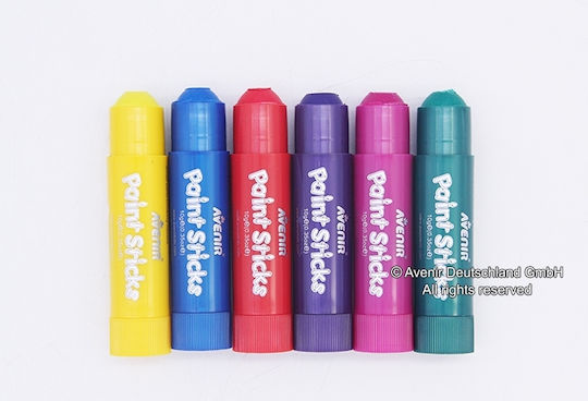 Avenir Avenir Paint Sticks Metallic Crayons Set 6 Colours
