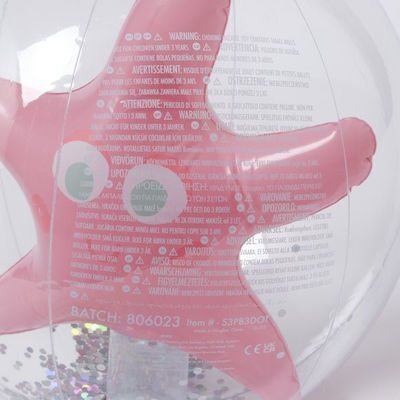 Sunnylife 3D Heart Φουσκωτή Μπάλα Θαλάσσης σε Ροζ Χρώμα 32 εκ.