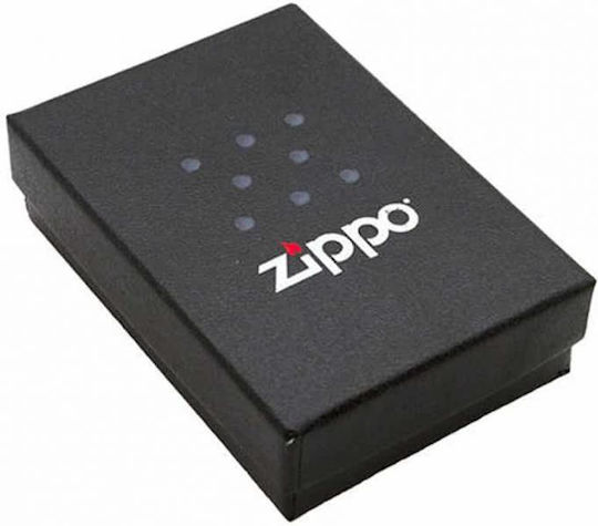 Zippo Star Logo Αναπτήρας Φλόγας σε Γκρι χρώμα