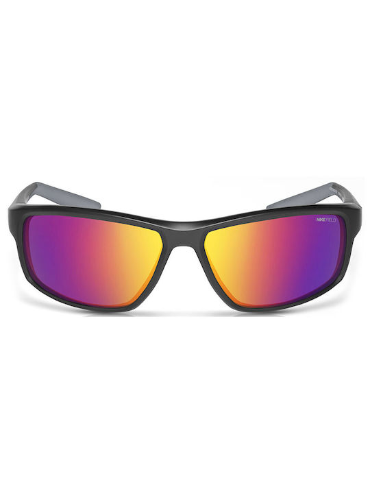 Nike Rabid 22 Sunglasses with Black Plastic Frame and Purple Lens DV2152-010