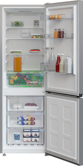 Beko Kühl-Gefrierkombination 301Es NoFrost H179.6xB59.5xT66.5cm. Inox B3RCNA344HXB