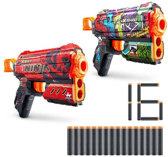 Zuru X-shot Skins Flux Όπλα με Αφρώδη Βελάκια