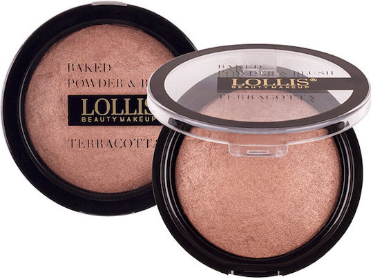 Lollis Beauty Make Up Terracotta Baked Powder 04
