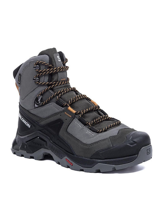 Salomon Quest Element GTX Men's Hiking Waterproof Boots With Gore-Tex Membrane Gray