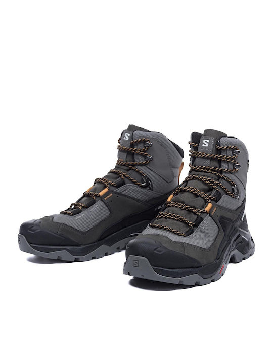 Salomon Quest Element GTX Men's Hiking Waterproof Boots With Gore-Tex Membrane Gray