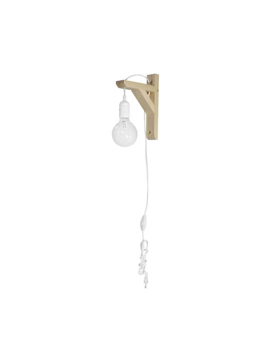 Heronia Lamp Wall Socket White 18x18x25cm