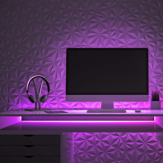 V-TAC Ταινία LED 24V Ροζ Φως 10m Neon Flex