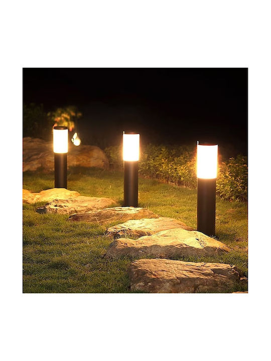 Vivalux Tokyo Outdoor Small Post Floor Lamp IP44 For E27 Bulb Black