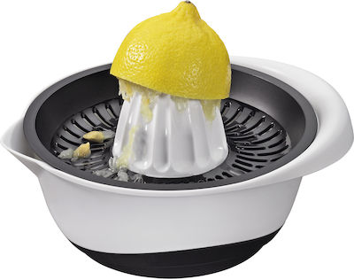 Kuchenprofi Plastic Lemon Classic Juicer with Container White