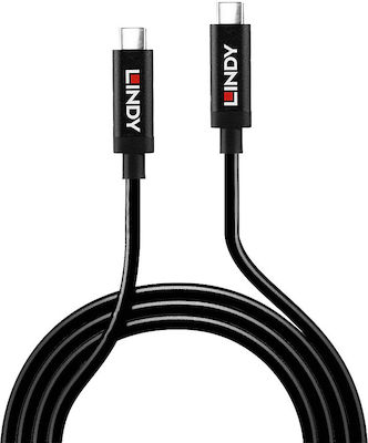 Lindy USB 3.2 Cable USB-C male - USB-C male Black 5m (43308)