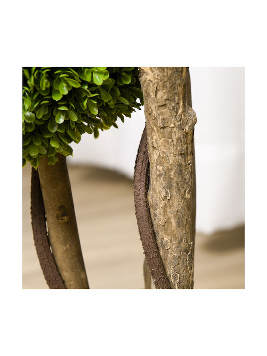 Artificial Outdoor Tree Buxus (Common box) Green 90cm HomCom