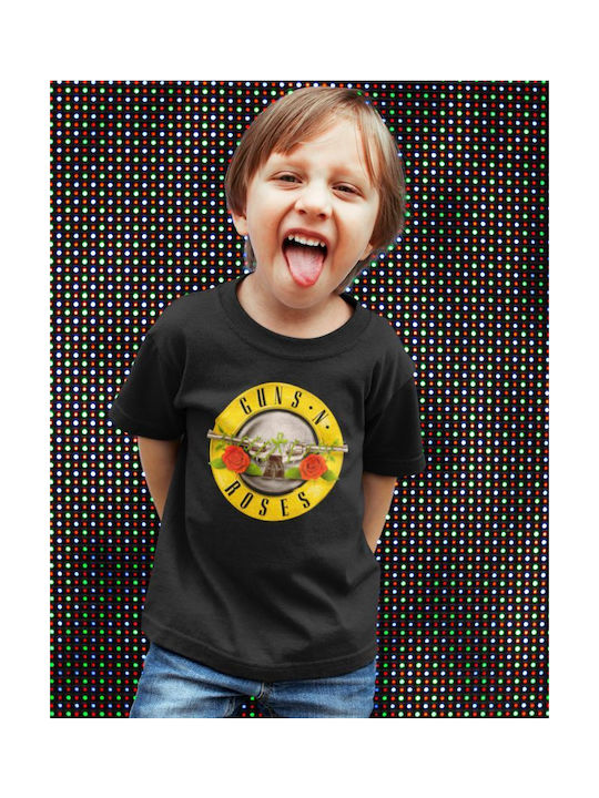 Guns N' Roses Kinder T-Shirt Logo - SCHWARZ