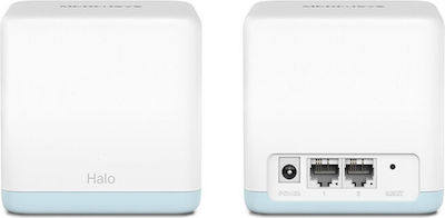 Mercusys Halo H30 Mesh WiFi Extender Dual Band (2.4 & 5GHz) 1200Mbps με 2 Θύρες Ethernet